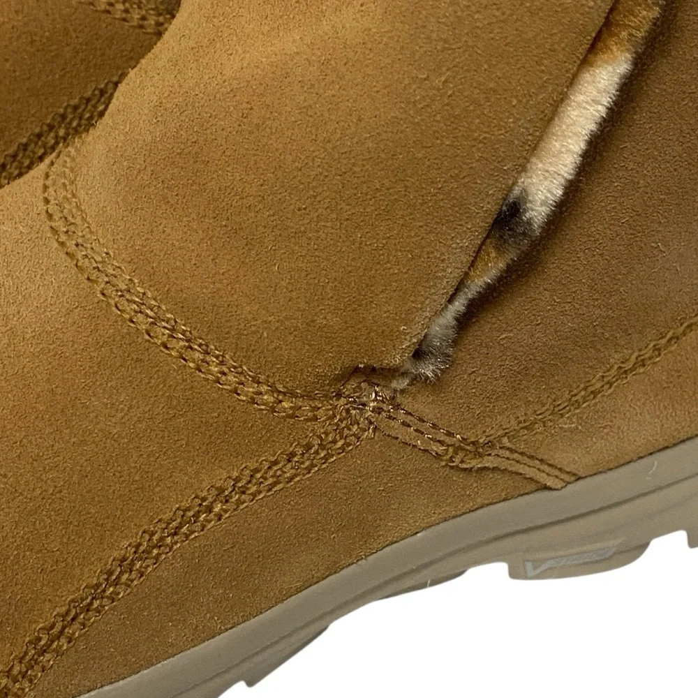 Skechers On The Go Winter Suede Animal Print Chugga Ankle Booties - NWOT - W7